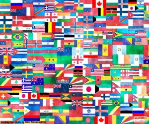 Puzzle Σημαίες του κόσμου